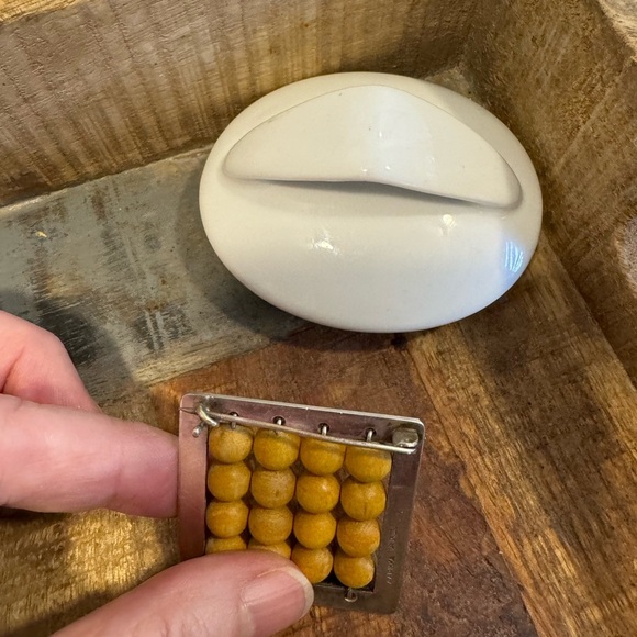 Vintage Aarikka Finland Silver and Wood Brooch - Picture 3 of 5